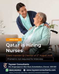 Nurse for Qatar